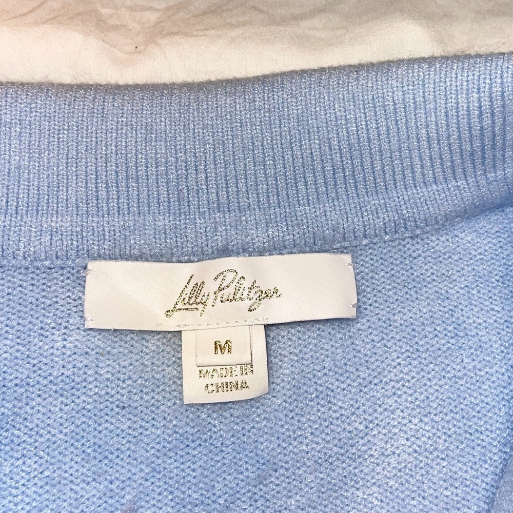 Lilly Pulitzer Button Neckline Collared Sweater - image 6